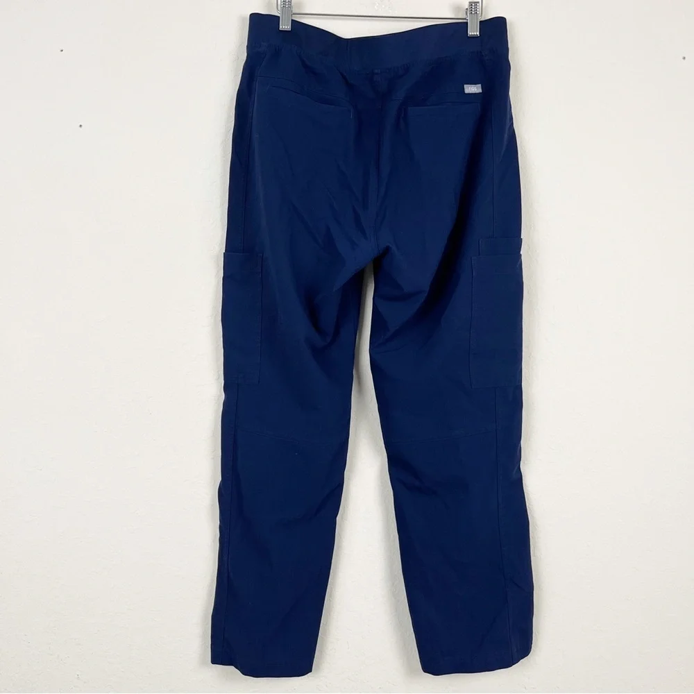 Figs Axim Blue Cargo Scrub Pants Size Large S